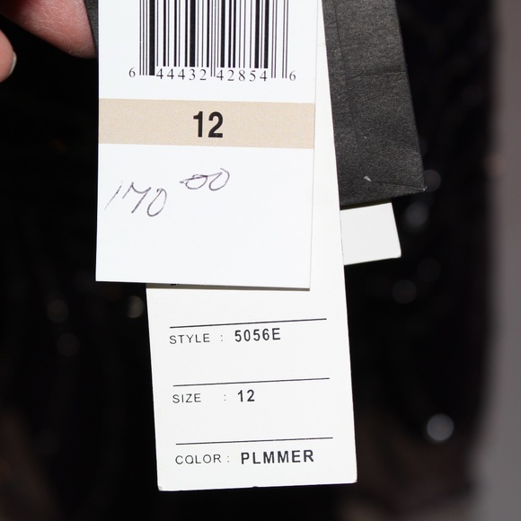 Purple Rhinestone Sequins Dress NEW - Picture 2 of 7